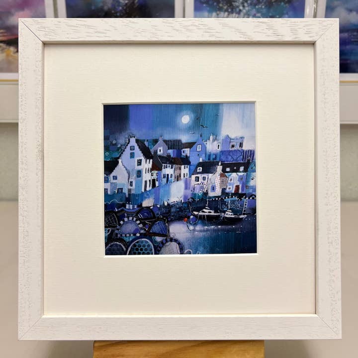 'Summer Memories, Crail'- Framed Art Greeting Card for wholesale by Emma S Davis Artist