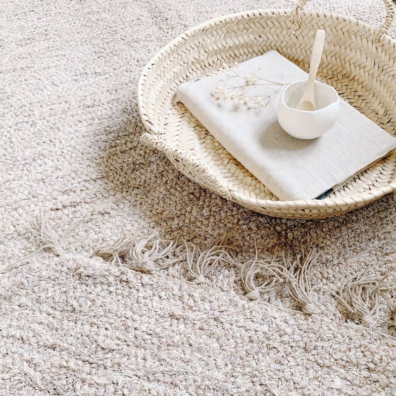 HandmadeBestSeller - Wholesale Basket - MOROCCAN LARGE WOVEN PLATE, Natural Table Basket3