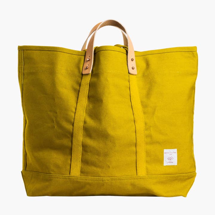 Grand cabas Est Ouest | Chartreuse pour la vente par IMMODEST COTTON