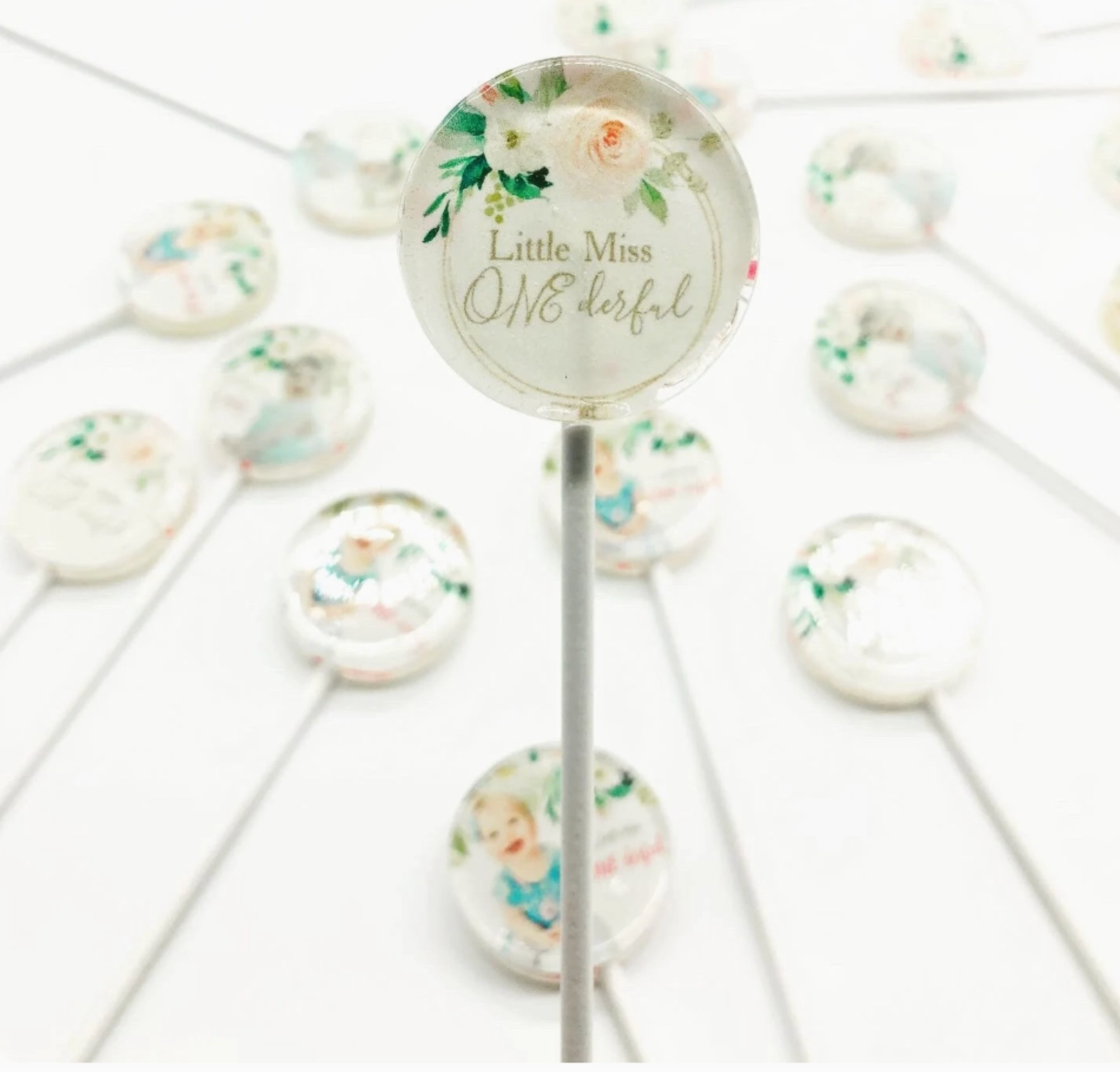 TheLollipopStudio - Wholesale Lollipop - Birthday Lollipops - Unique Party Favors (Custom Photo)1