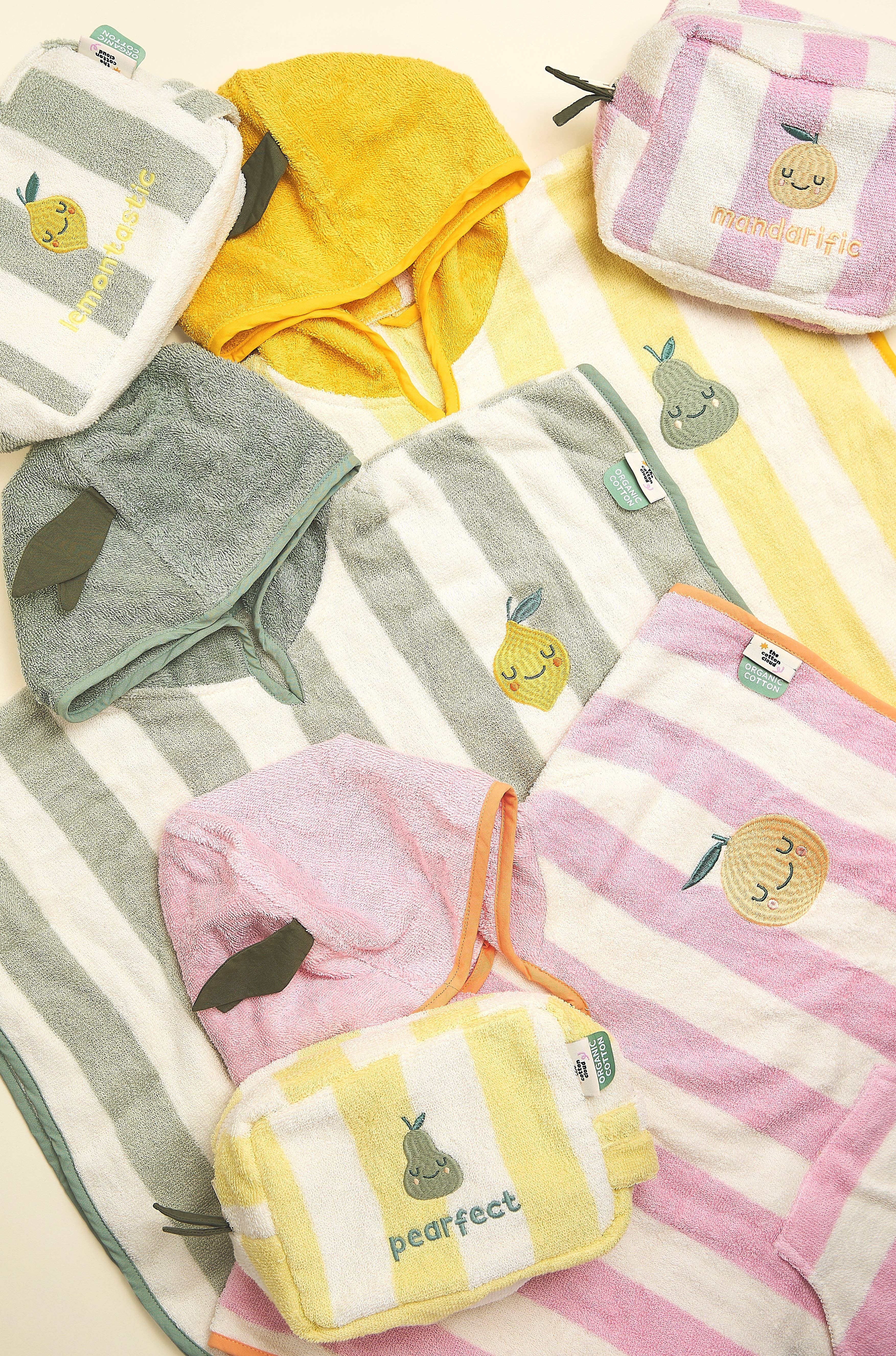 the cotton cloud - Wholesale Poncho Towel - Kids & Baby - Hooded Poncho Lola Lemon6