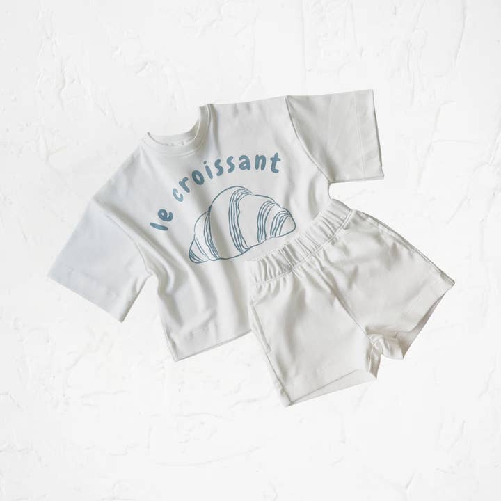 Le Croissant Set - Ivory for wholesale by Cotton Bloom Clothing