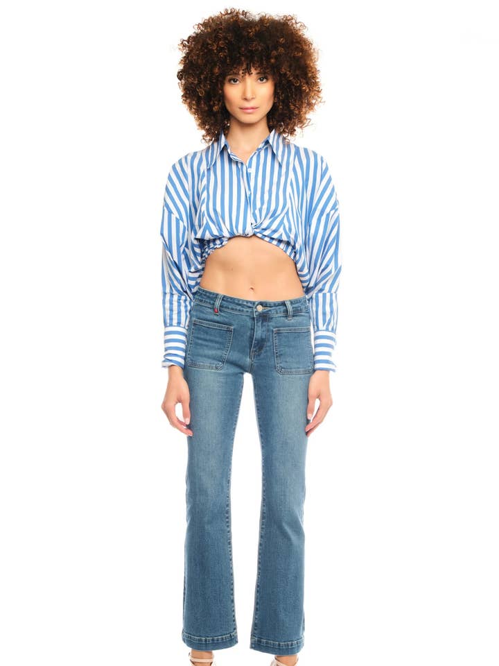 Jeans donna BELLA bootcut per la vendita all'ingrosso da parte di F.a.m.