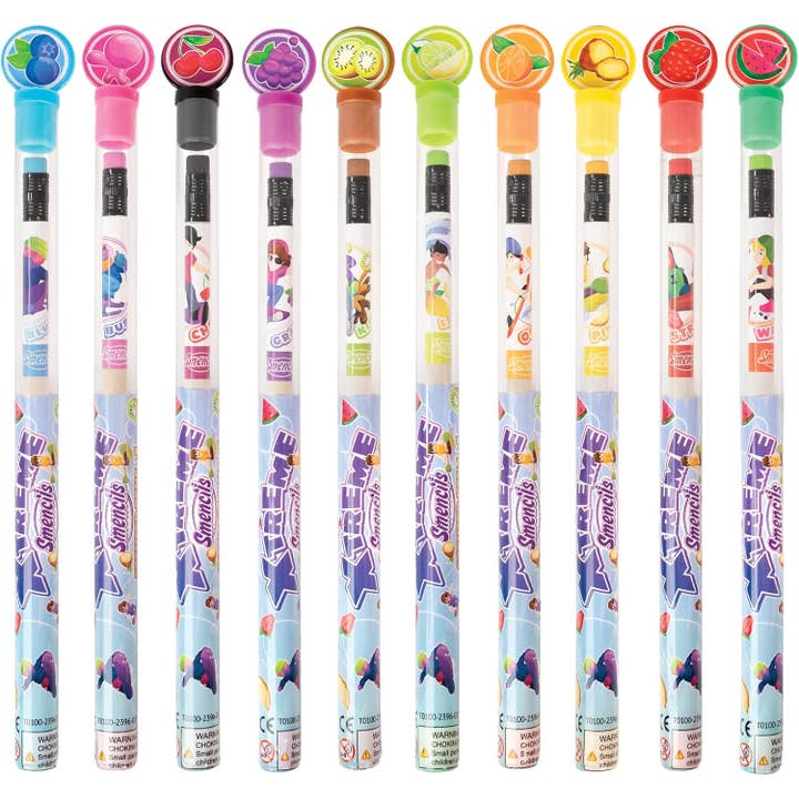 Scentco, Inc - Wholesale Pencil - X-Treme Smencils - Scented Pencils - 5 Count5