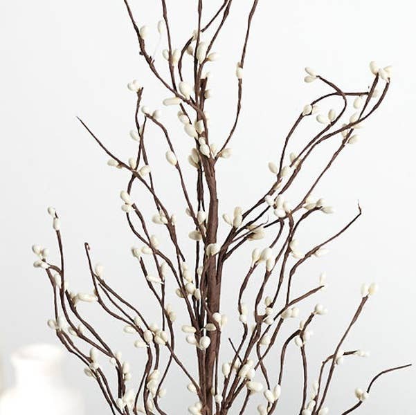 Factory Direct Craft - Vente Fleurs artificielles - Branche de baies Pip de 25" - Choisissez la couleur0