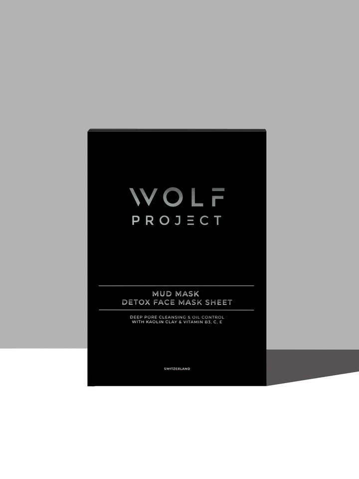 Pack de 5 masques détox à la boue pour la vente par Wolf Project