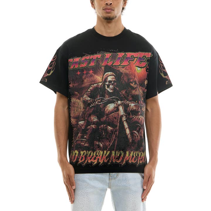 T-SHIRT VIE RAPIDE pour la vente par KDNK