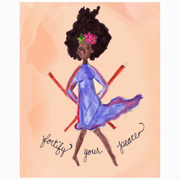 Fortify your peace Print for wholesale by Little Feet's Opus, LLC