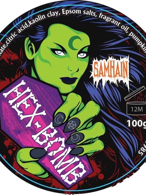 Samhain Orange Bathbomb (Sa-Win) for wholesale by Hexbomb ltd