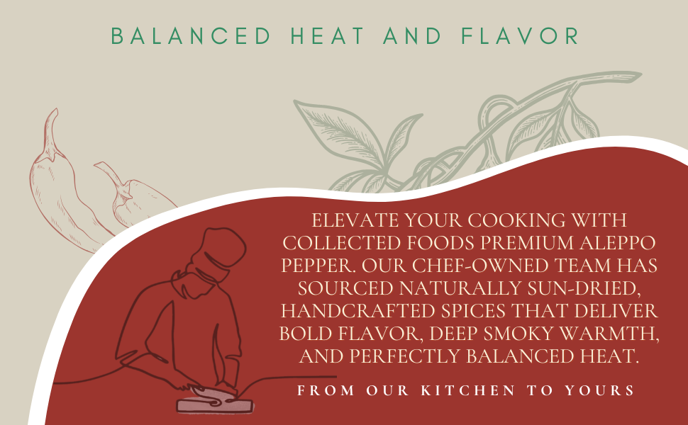 Collected Foods - Wholesale Dried Spice Mix - Gourmet - Aleppo Pepper Chef Blended and Curated5