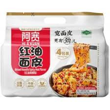 L&F Universal Goods - Wholesale Ramen - Baijia A-Kuan Broad Noodle Chili Oil Spicy 12bags/40g0