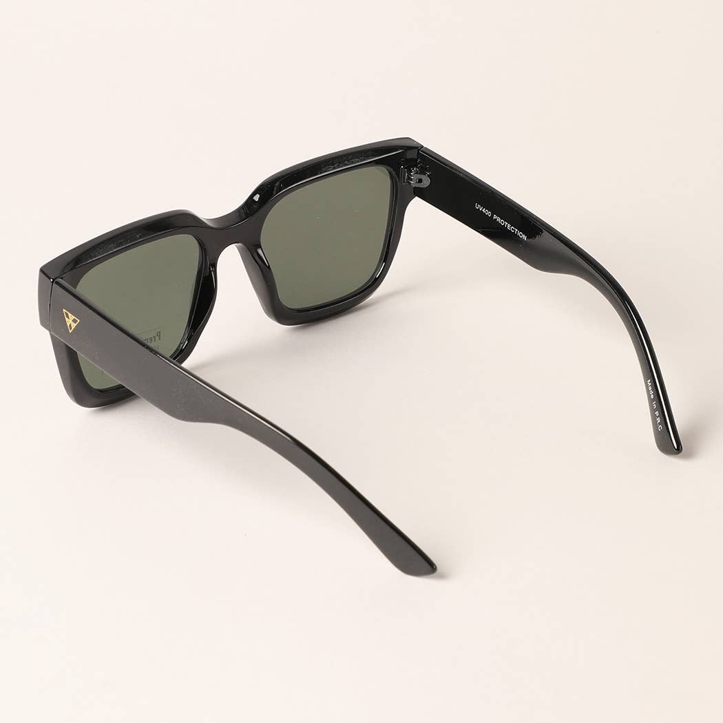 12 OLIKA FÄRGER Överdimensionerade fyrkantiga solglasögon med tjock ram för wholesale på Faire6