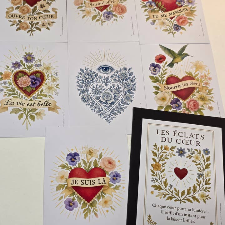 ATELIER SINCLAIR - Wholesale Thank You Card - SHARDS OF THE HEART5