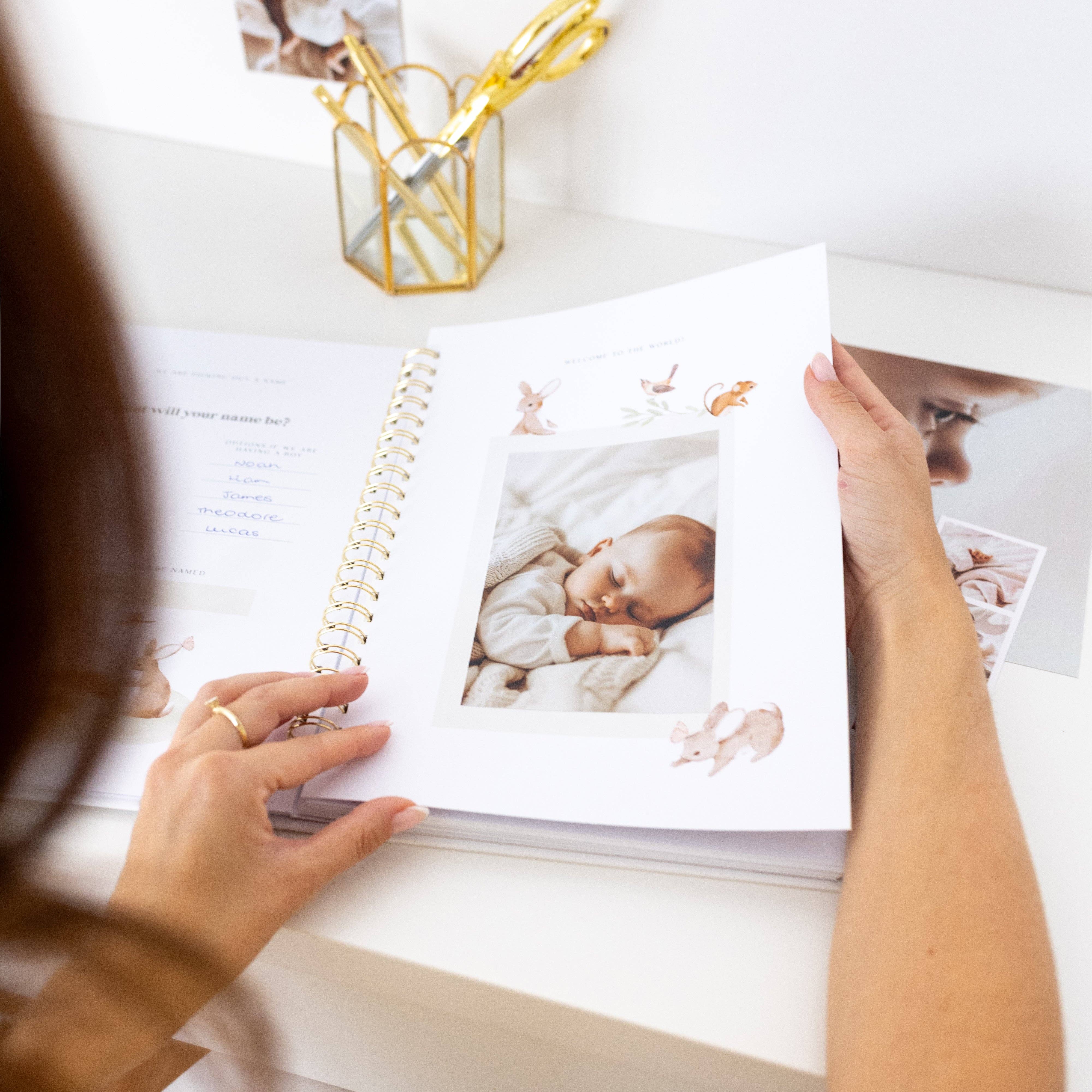 Love & Story Design - Wholesale Memory Book - Kids & Baby - Baby Memory Book Forest Fairytale (3pcs)5