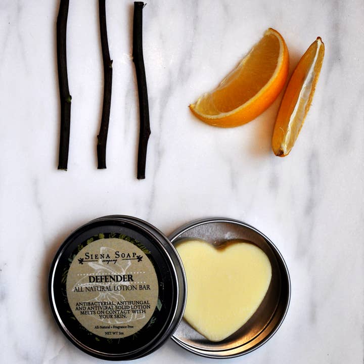 Siena Soap Company - Wholesale Solid Lotion - Defender Lotion Bar1