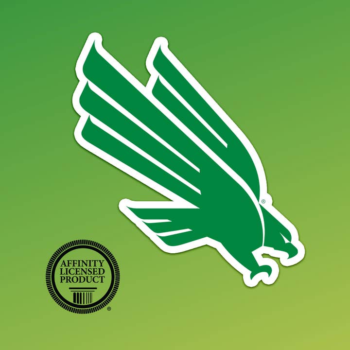 UniversitĂ del North Texas Aquila che si tuffa | Adesivo in vinile UNT per la vendita all'ingrosso da parte di DesignwithMurial