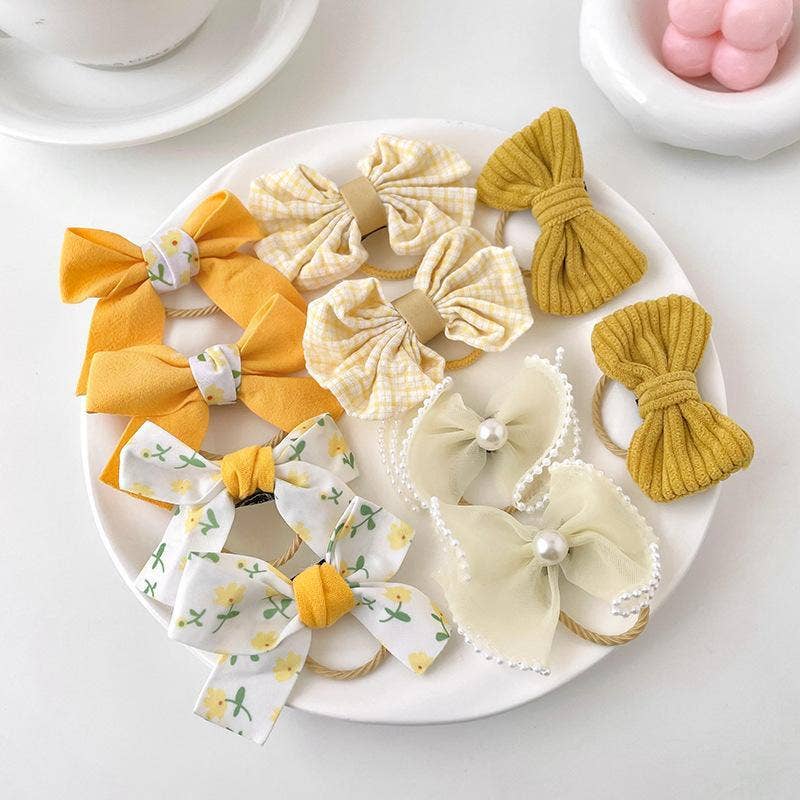 KiddieKickz - Wholesale Hair Bow - Kids - Children's Color Bow Hair Rope High Elasticity7