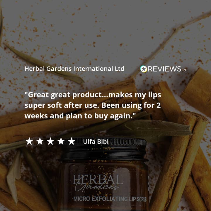 Herbal Gardens – wholesale Lip scrub/polish – Micro Exfoliating Lip Scrub: EXFOLIATE. HYDRATE. REGENERATE.5