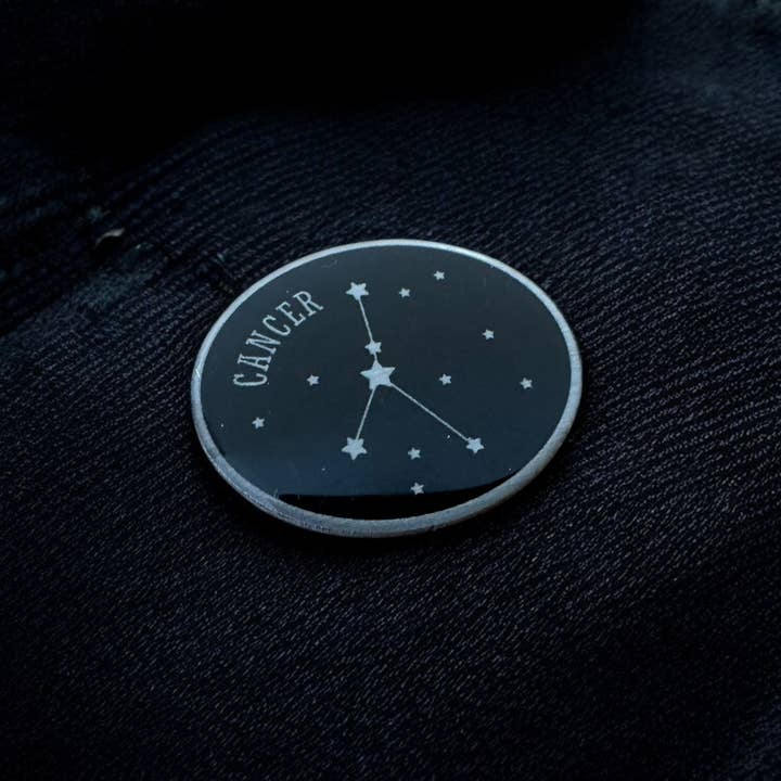 Constellation - Cancer - Eco Enamel Pin Badge for wholesale by The Enamel Pin Factory