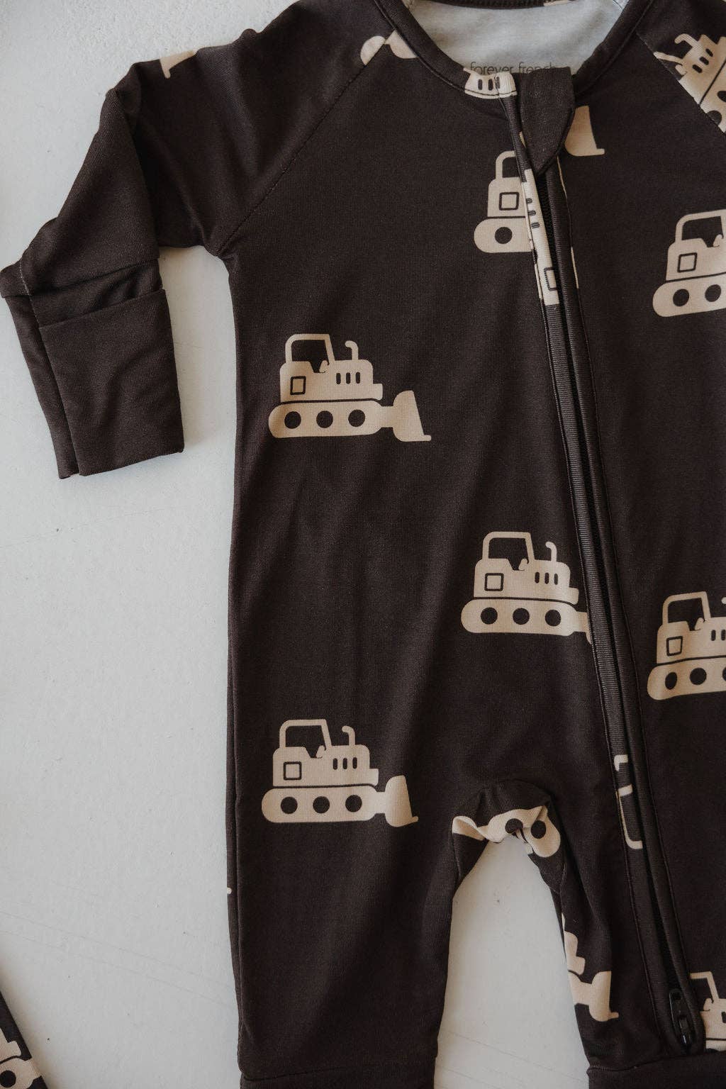 Forever French Baby - Wholesale Sleepsuit - Baby - Bamboo Zip Pajamas | Bulldozer9