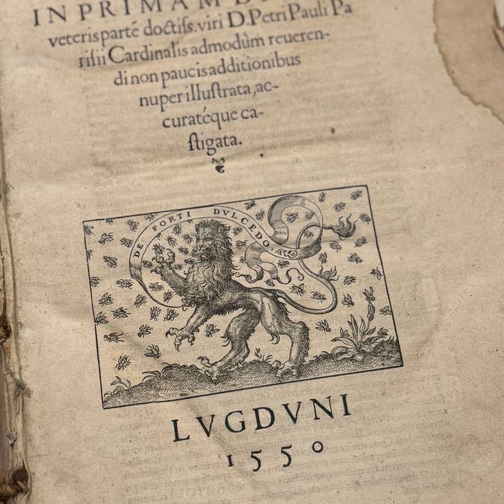 Monahan Papers - Wholesale Retailer Display - Paper & Novelty - Original Italian Book Pages From 1550 - Set/81