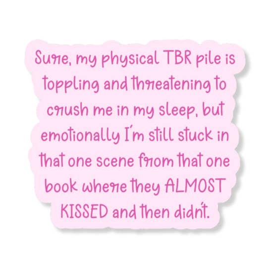 TBR-hög 3" vinylklistermärke för wholesale av La Folie Press