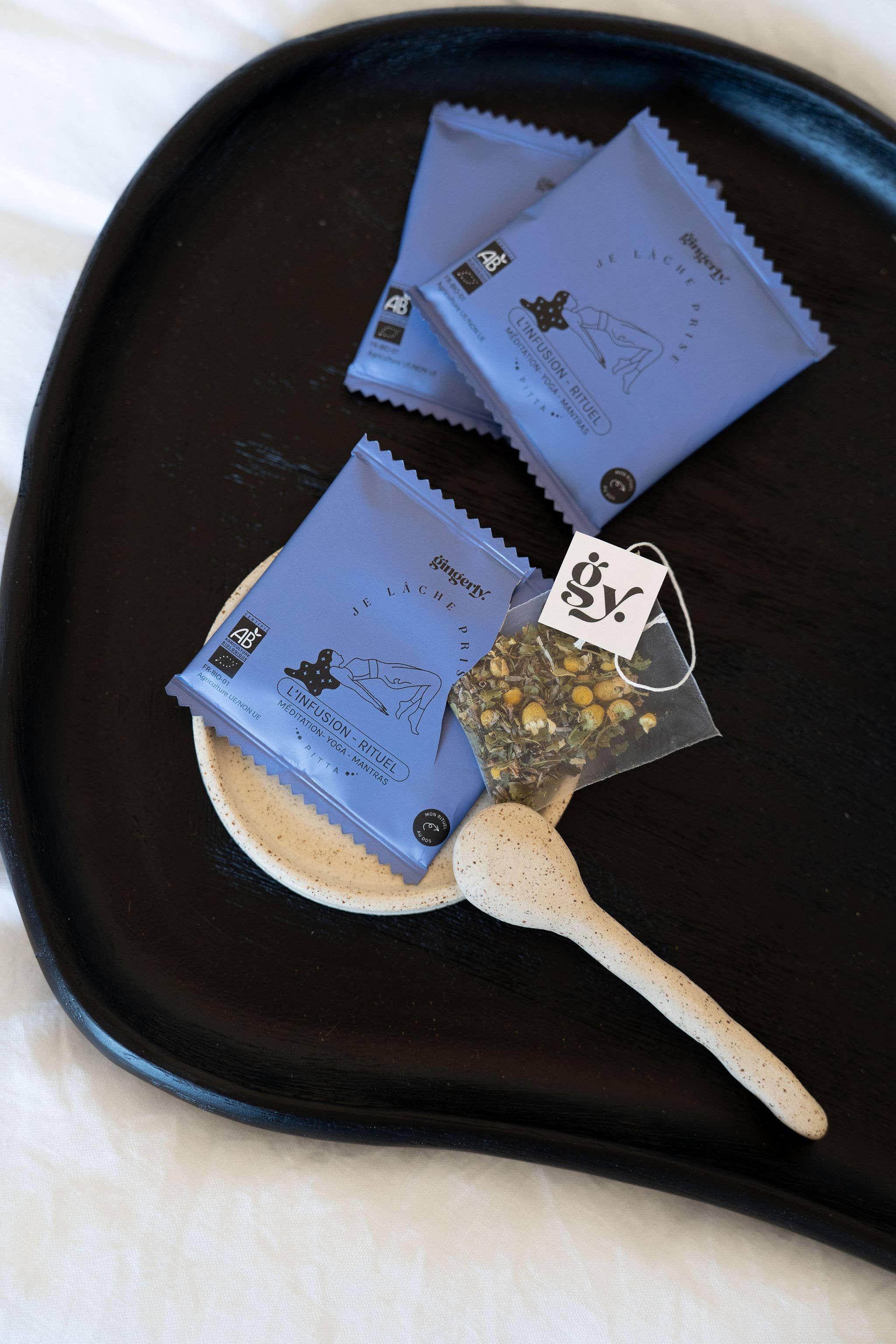 Gingerly - Wholesale Health/Detox Tea - Organic ritual infusion Box 12 SACHETS, I let go 3