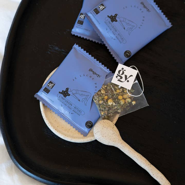 Gingerly - Wholesale Health/Detox Tea - Organic ritual infusion Box 12 SACHETS, I let go 3