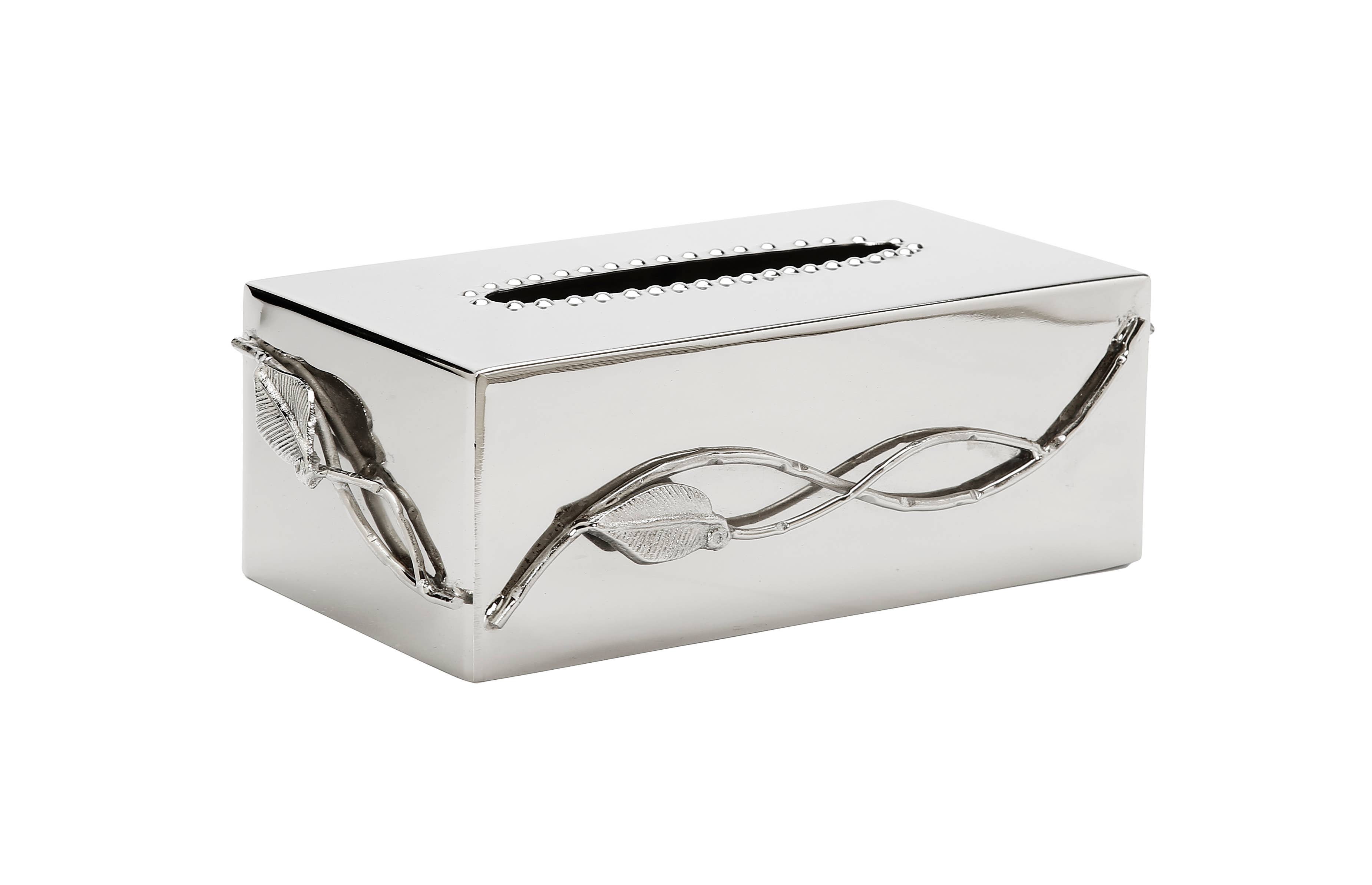 CLASSIC TOUCH DECOR INC. - Wholesale Tissue Box - Leaf Design Tissue Box2