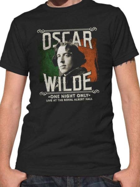 Camiseta masculina Oscar Wilde Live Tour por atacado de Boredwalk