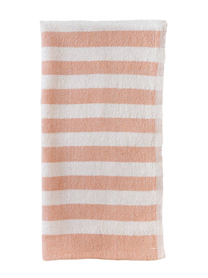 Toalha de Mão com Risca Bege por atacado de kd weave