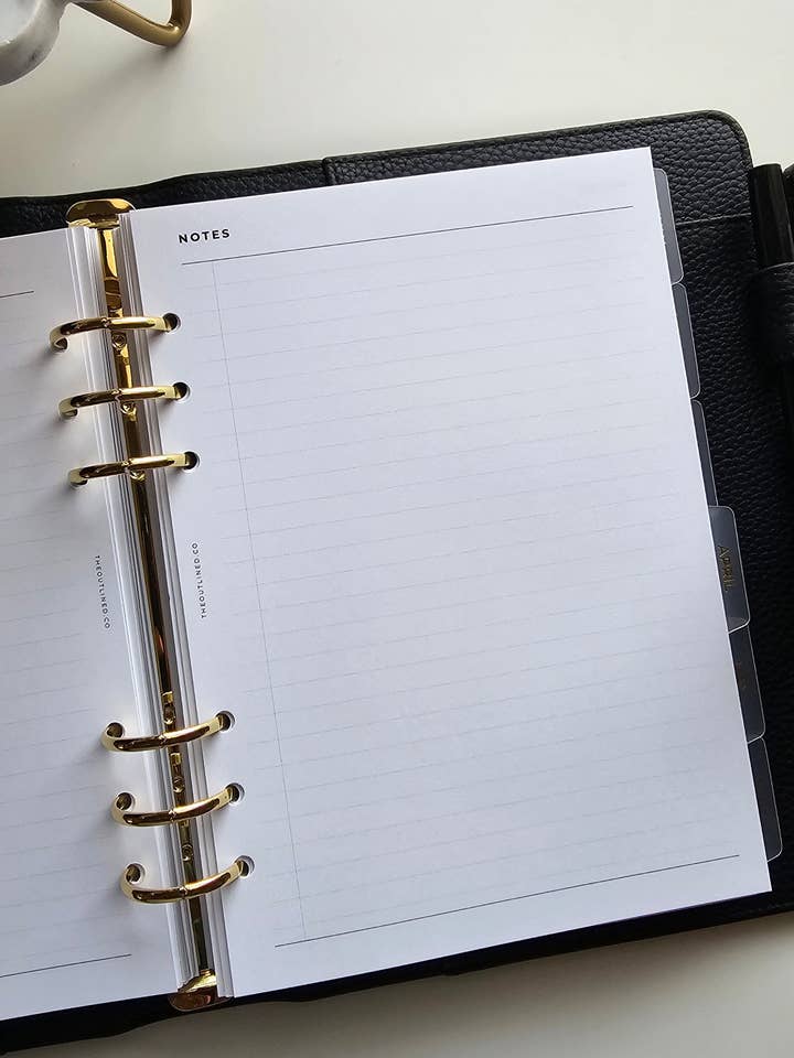 Note Page Inserts for wholesale by Outlined