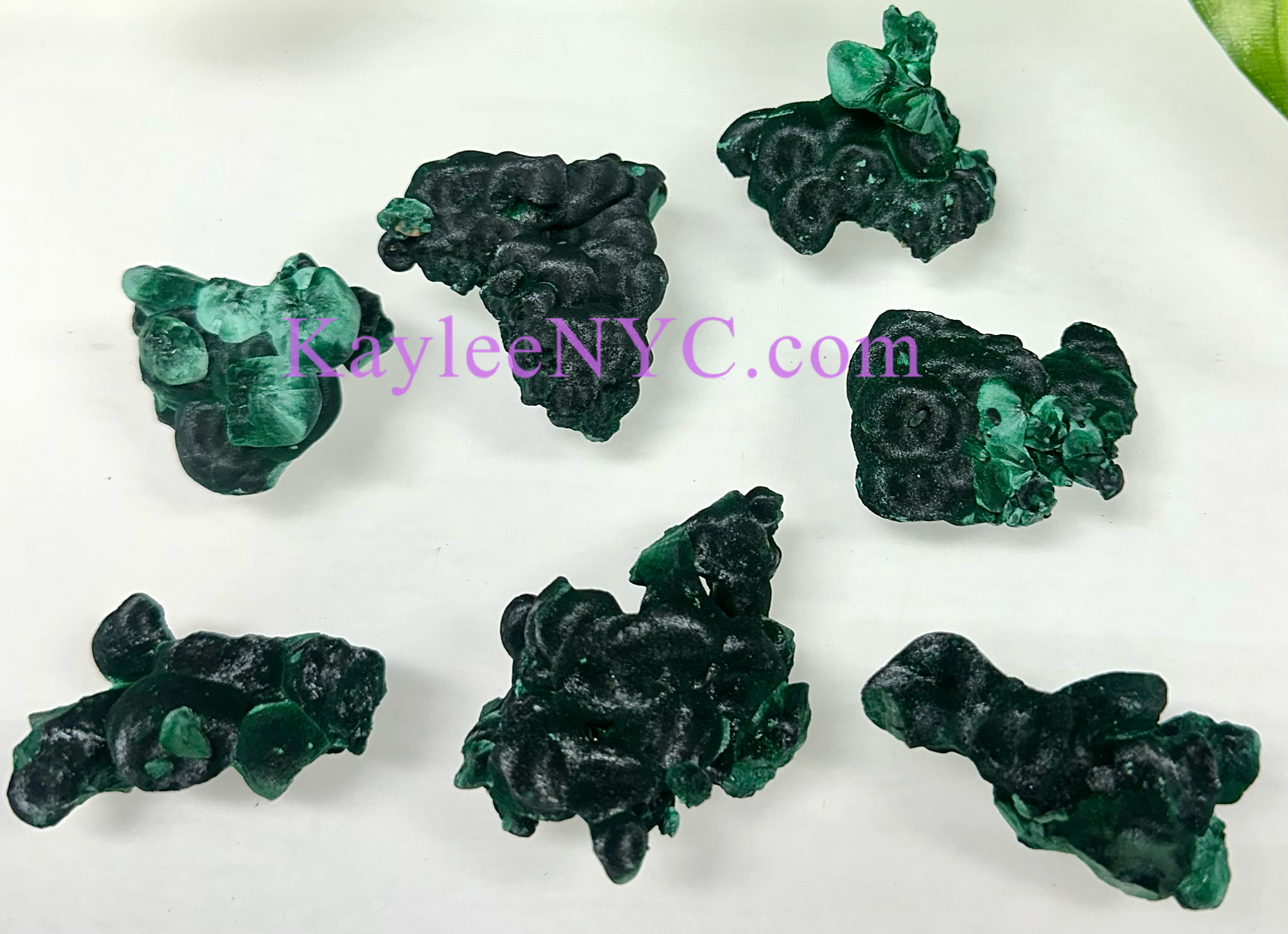 KayleeNYC - Wholesale Spiritual Stone/Crystal - 0.5 lb Natural Malachite Specimens Crystals healing energy 3