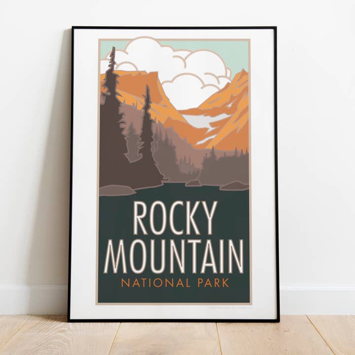 M&W Design Co - Travel Posters - Wholesale Poster - Rocky Mountain National Park 1, Colorado - Posters2