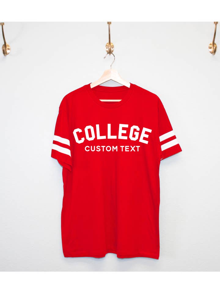 Nobullwoman Apparel - Vente T-shirt sérigraphié – unisexe - T-shirts unisexes VARSITY PERSONNALISÉS, Votre Équipe, École, Ville4