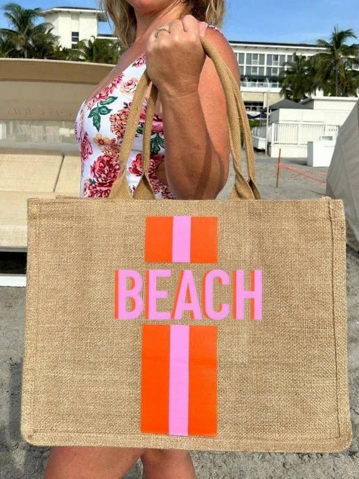 Personalized Jute Bag, Custom Work & Bridesmaid Tote Bag for wholesale by Alo Organic International