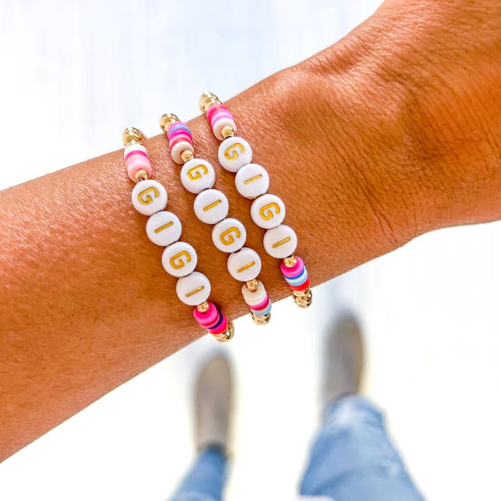 Savvy Bling - Wholesale Beaded Bracelet - Mama, Nana, Gigi, Mimi gold filled bracelet
