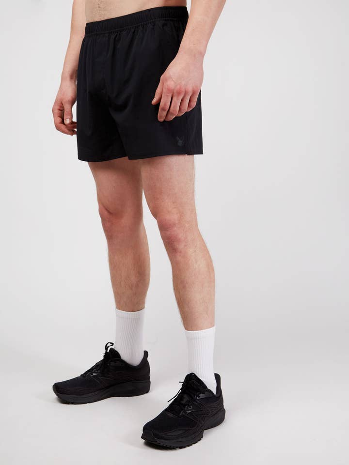 5" Running Shorts - Vintage Black for wholesale by Acid Running