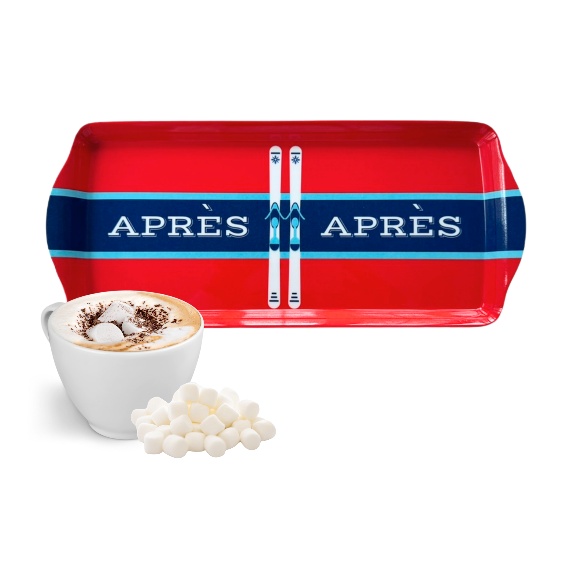 Sprinkles & Confetti Party Supplies - Wholesale Serving Tray - Aprés Ski Melamine Serving Tray for Appetizers & Desserts5