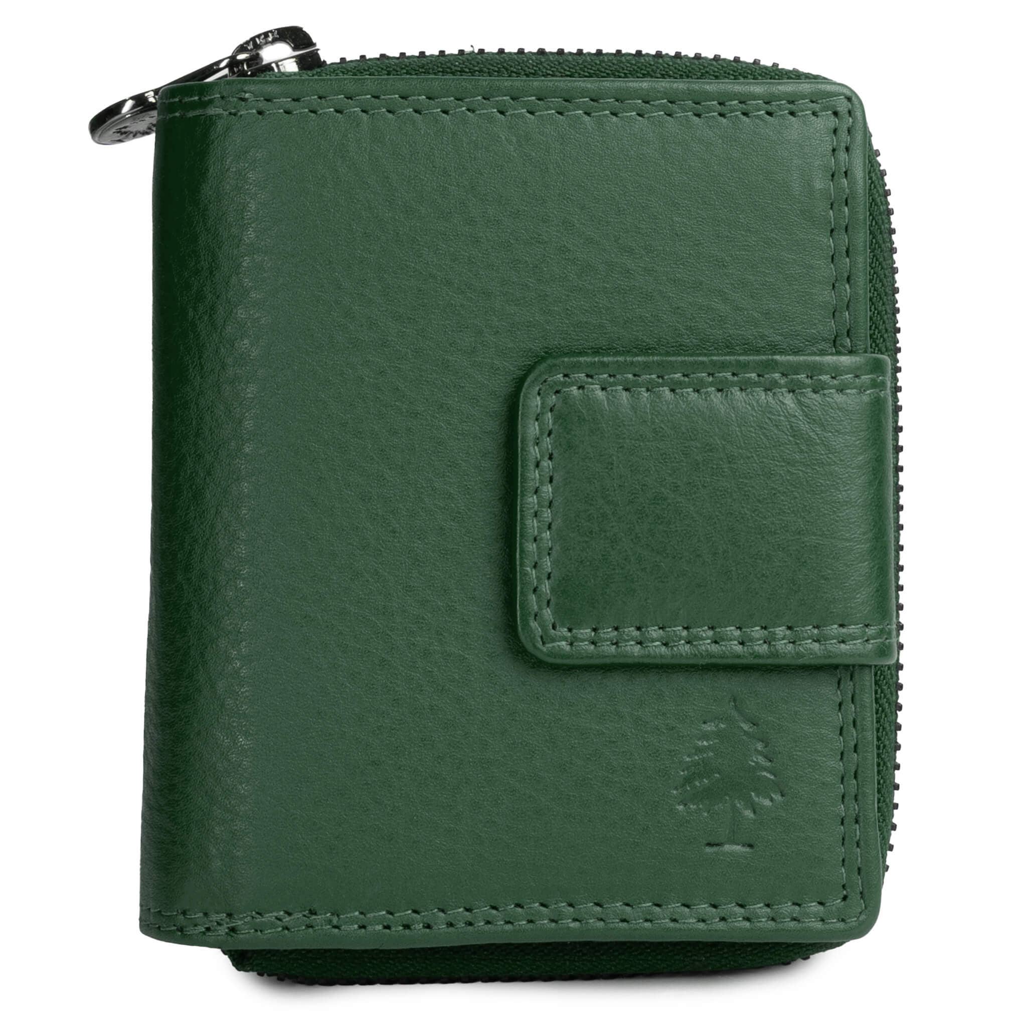 Greenwood - Vente Portefeuille – unisexe - Petit portefeuille en cuir Akiro pour femmes avec compartiment zippé pour hommes36