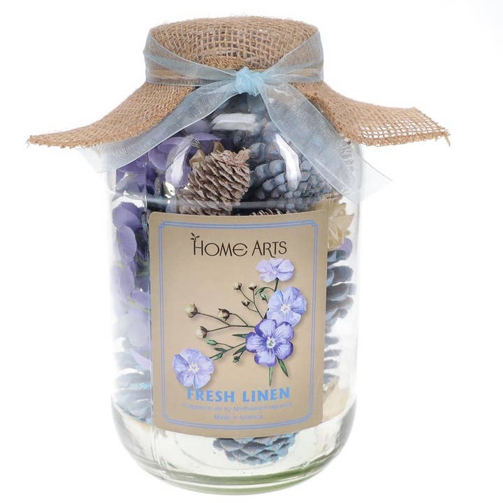 Fresh Linen stor krukke med potpourri for engroshandel hos HomeArts