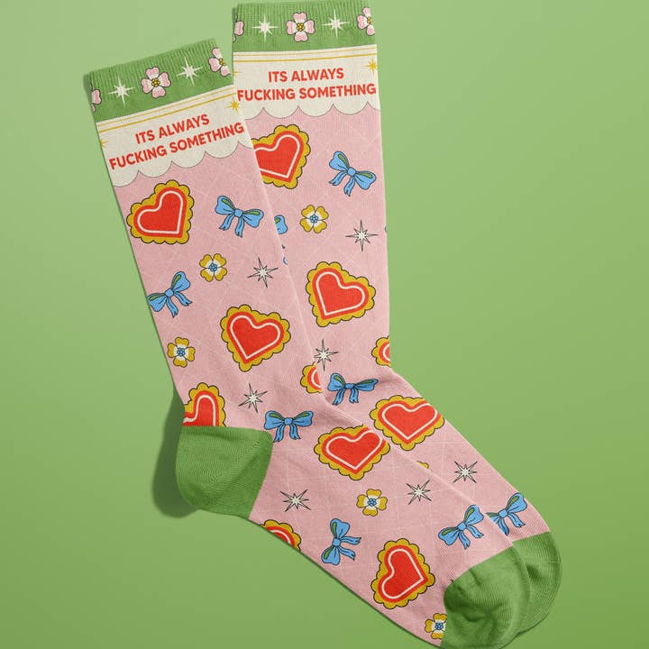 FUN CLUB - Wholesale Socks - Women's - It's Always Fucking Something Socks (funny, socks for mom