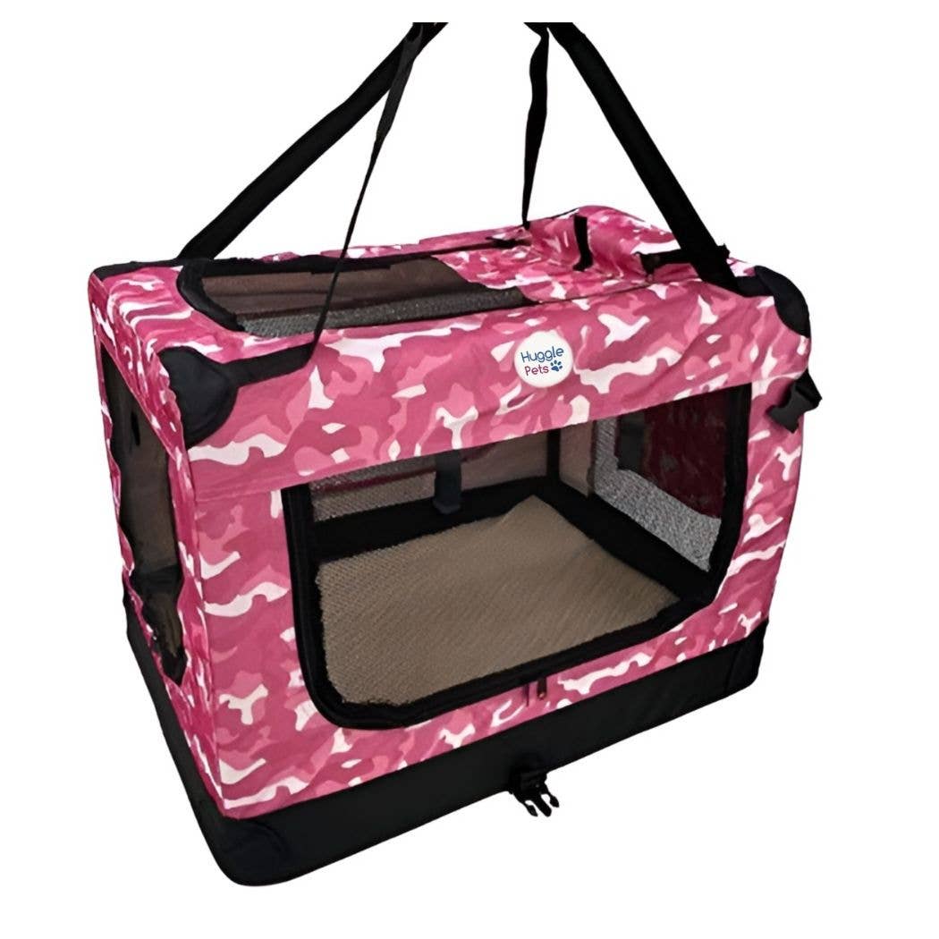 HugglePets - Vente Caisse de transport – chat et chien - Sac de transport pliable HugglePets en tissu pour animaux6