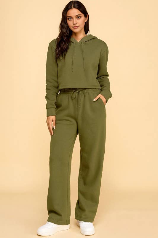 MIO WHOLESALE - Vente Ensemble de vêtements d'intérieur – femme - ENSEMBLE 2 PIÈCES EN MOLLETON FRENCH TERRY FS51717