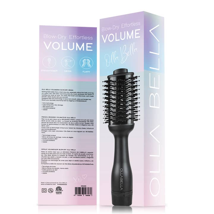 Olla Bella - Wholesale Hair Brush/Comb - Olla Bella Volumizing Blow Dry Brush0