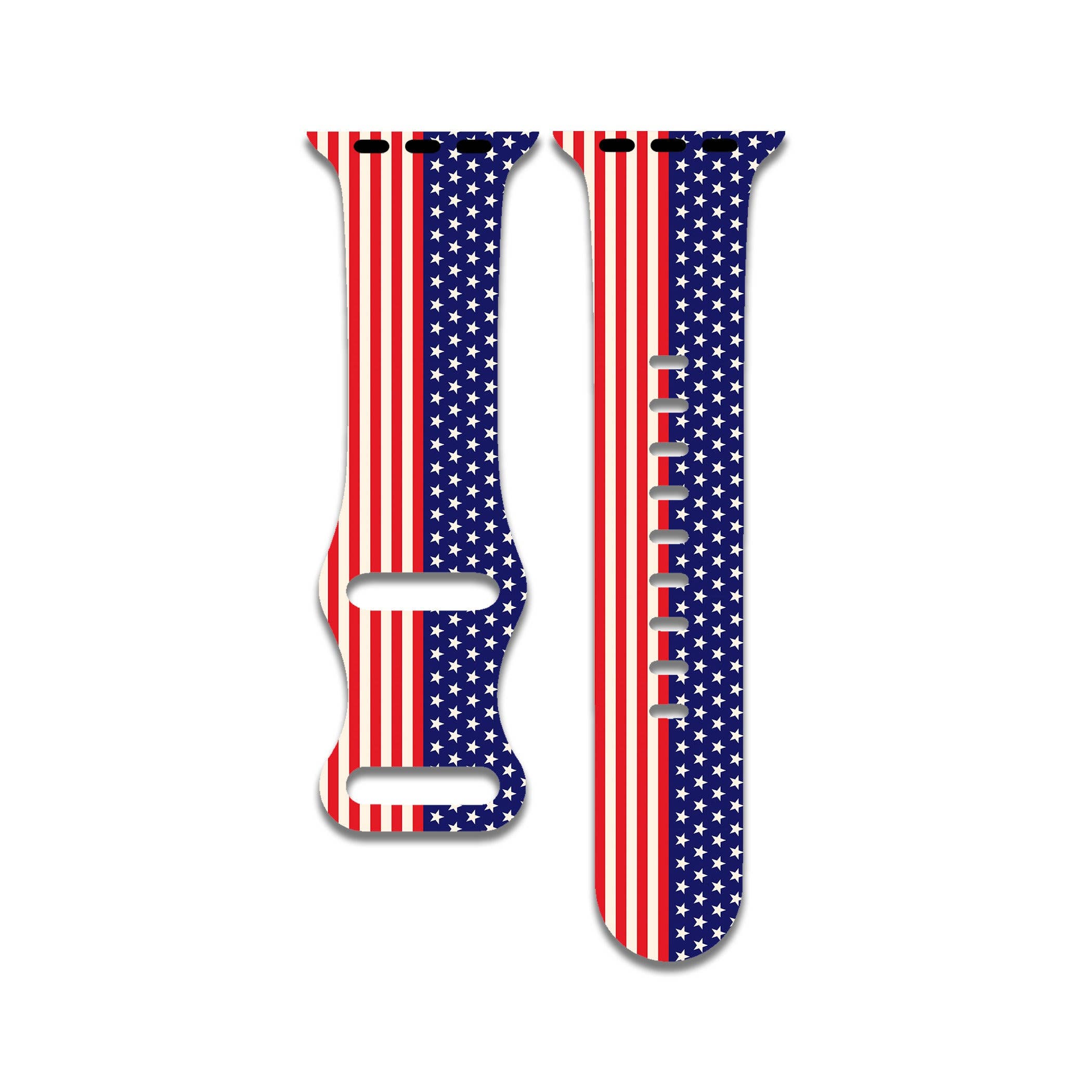 The Printed Llama - Wholesale Watch Band/Strap - Women's - American Flag Band for Apple Watch Series 1-9, SE2, Ultra