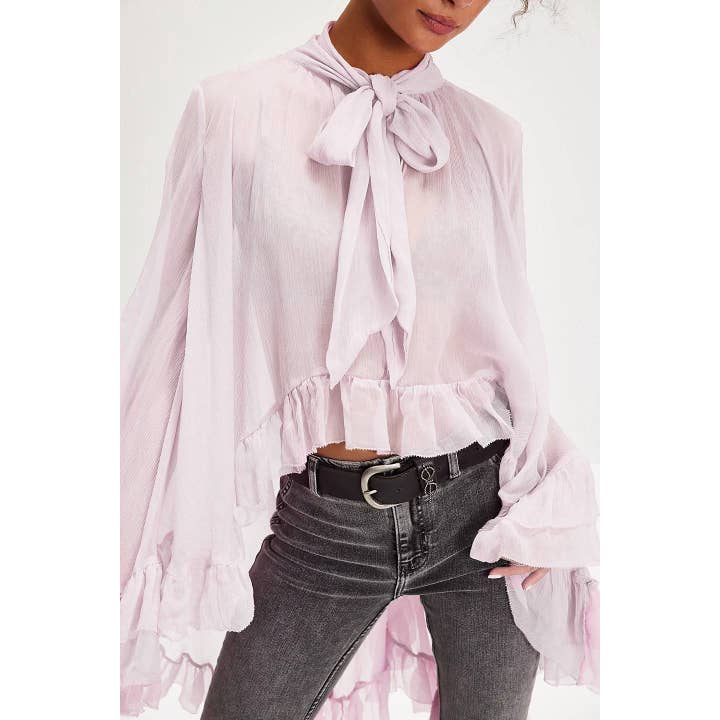 billowy ruffle sheer top flowy Full Sleeve Frill Top and other Purchase Wholesale silk top. Free Returns & Net 60 Terms on Faire trending on Faire.