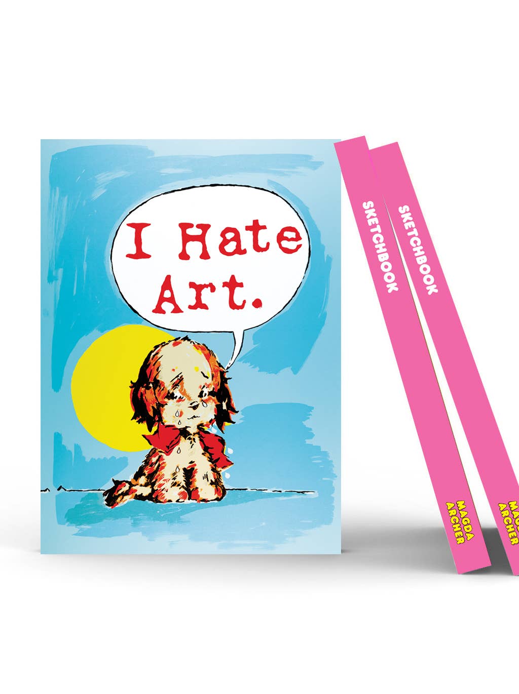 Brainbox Candy - Wholesale Sketchbook/Sketchpad - Funny Gift - I Hate Art Sketchbook by Magda Archer1
