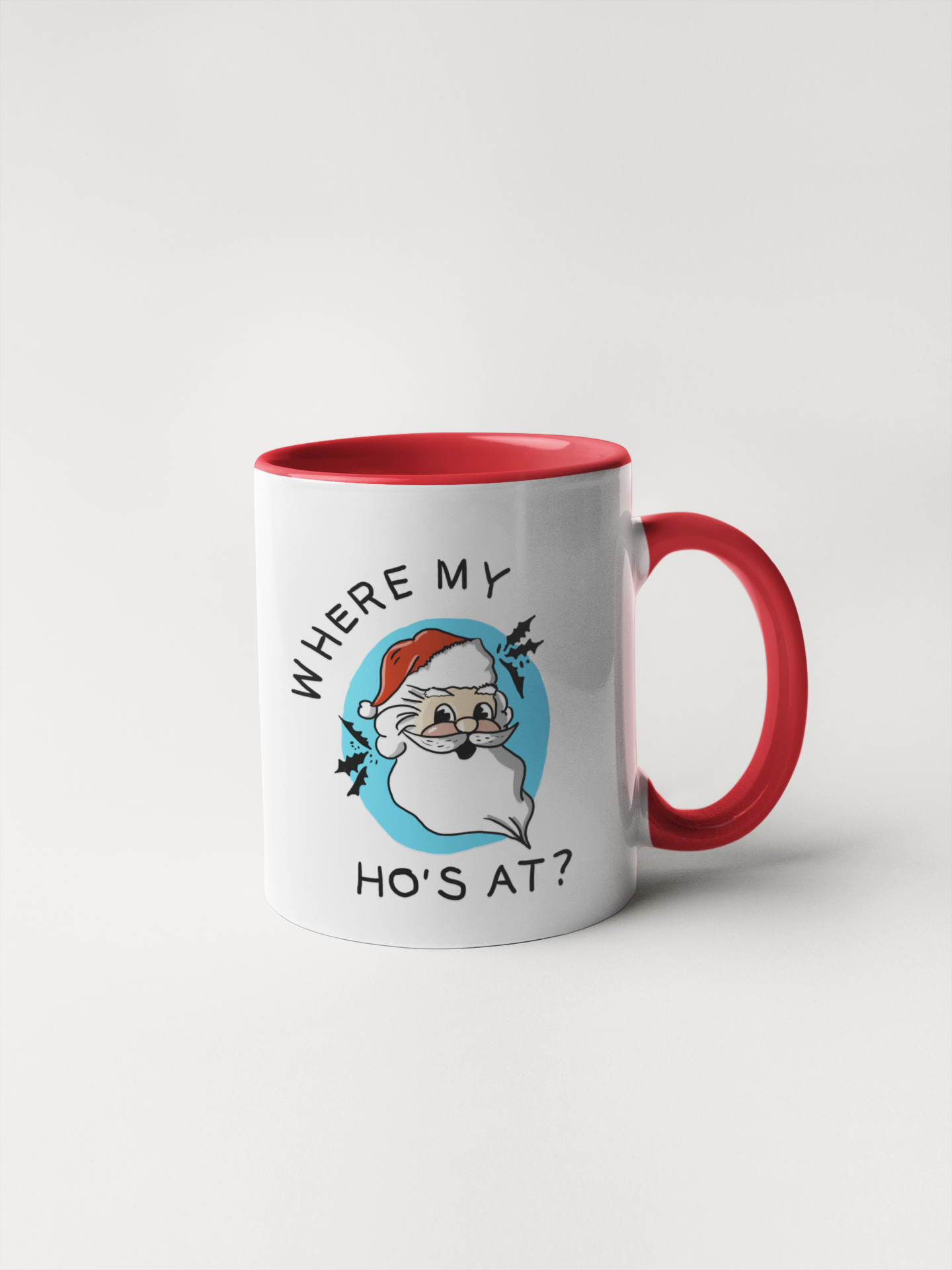 Calm Down Caren - Wholesale Coffee Mug - Santa - Where My Ho's At Coffee Mug0