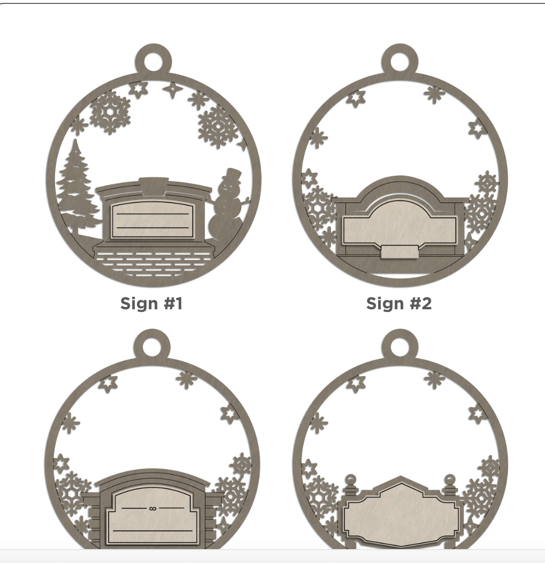 Rag Crazy Creates - Wholesale Ornament - Town Welcome Ornaments5